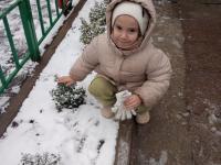 Снег в Алуште! Ура!